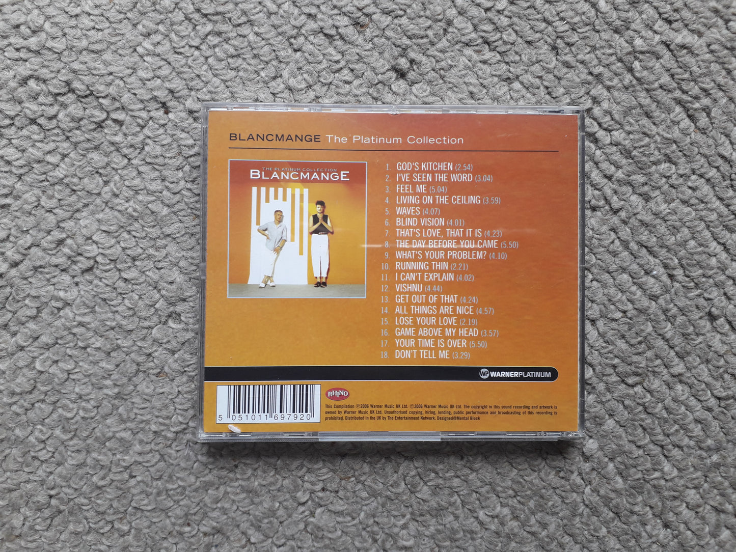 Blancmange-The Platinum Collection CD (5101-16979-2)