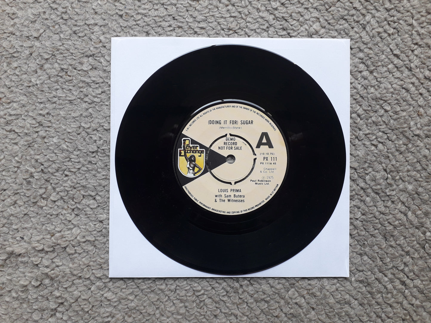 Louis Prima With Sam Butera & The Witnesses‎–I've Got You Under My Skin 7" Promo (PX 111)