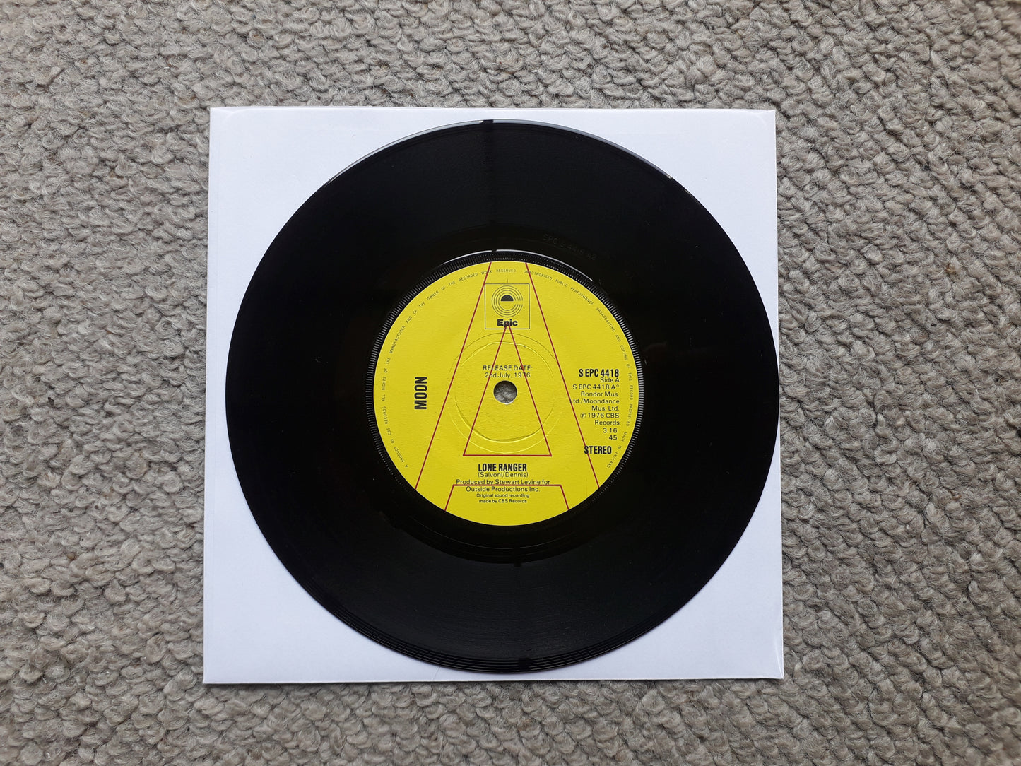 Moon-Lone Ranger 7" Promo (S EPC 4418)