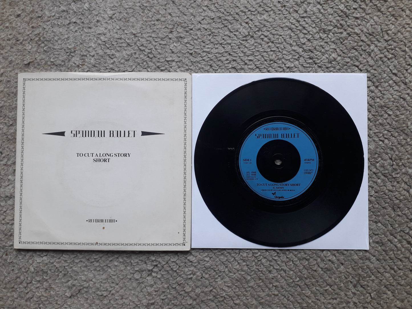 Spandau Ballet-To Cut A Long Story Short 7" (CHS2473)