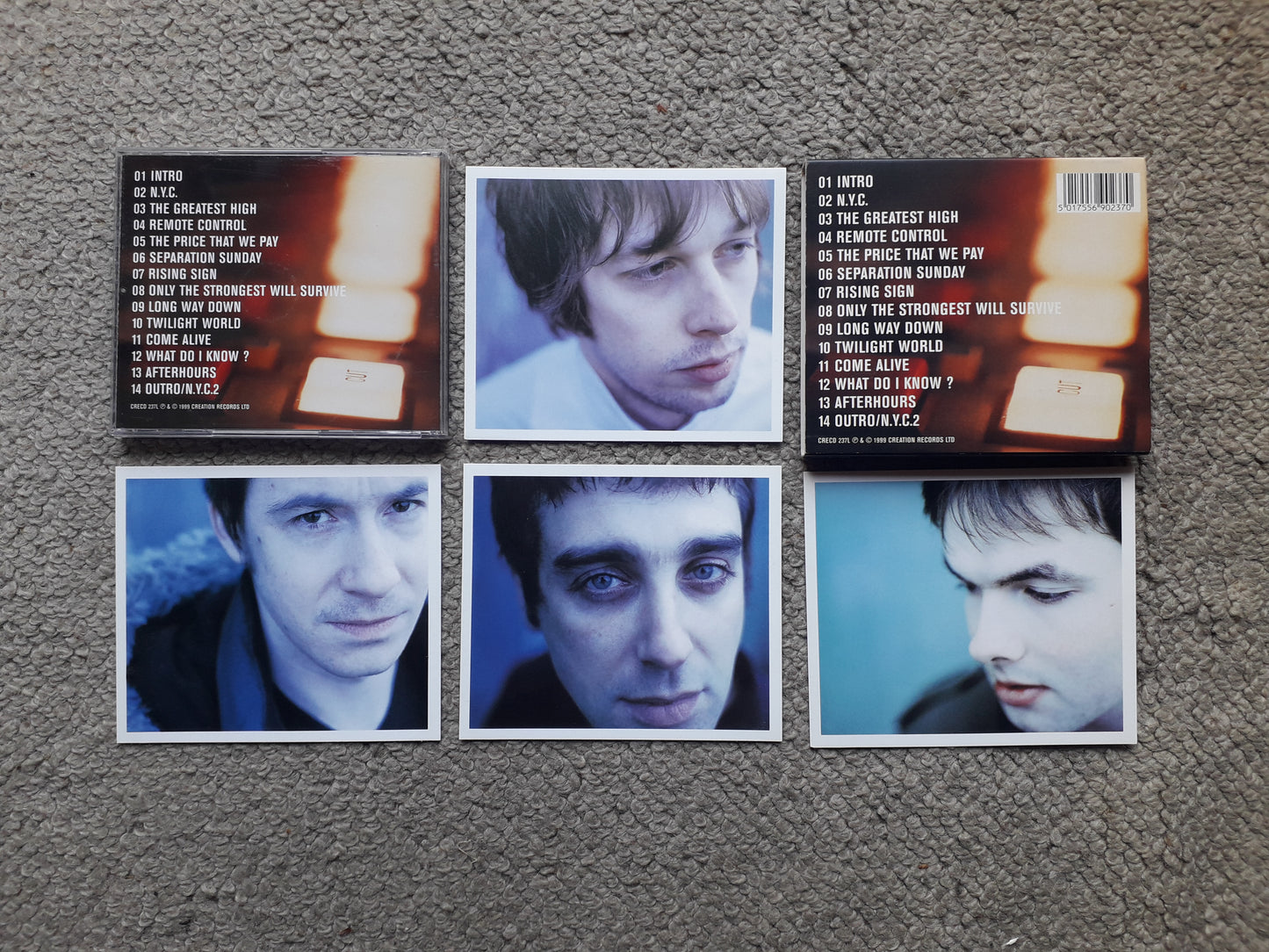 Hurricane #1–Only The Strongest Will Survive CD Limited slipcase/postcards (CRECD 237L)