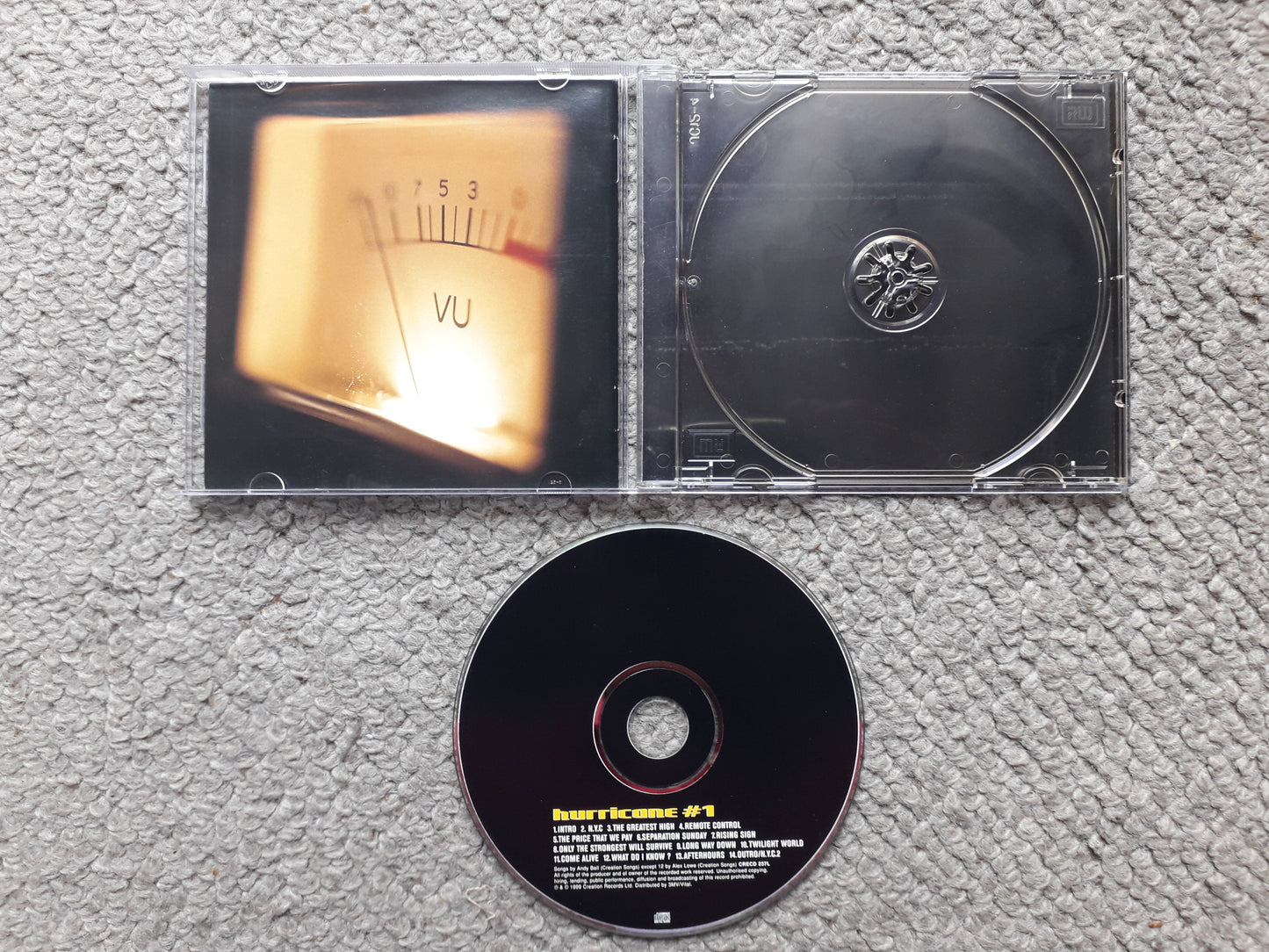 Hurricane #1–Only The Strongest Will Survive CD Limited slipcase/postcards (CRECD 237L)