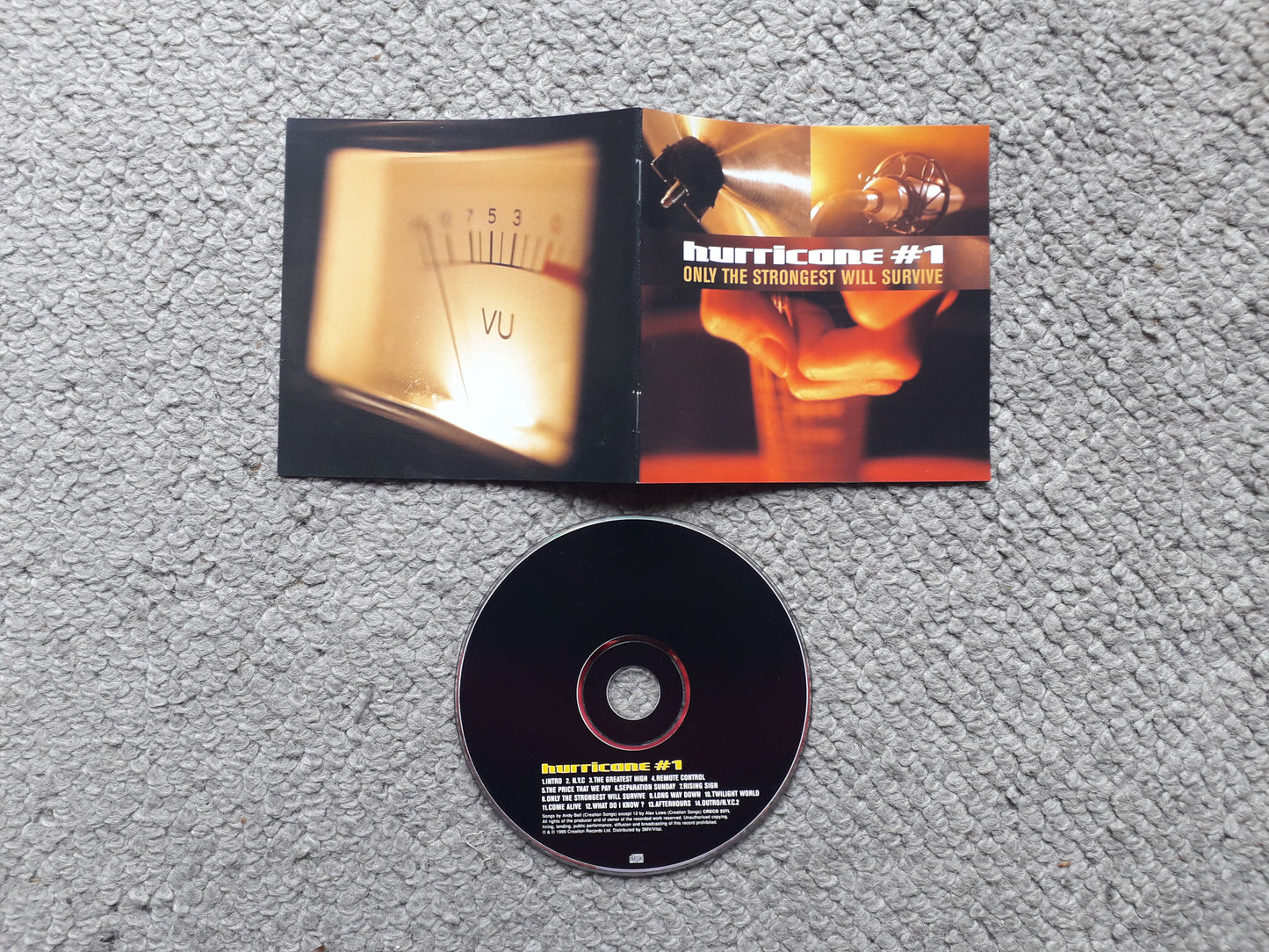 Hurricane #1–Only The Strongest Will Survive CD Limited slipcase/postcards (CRECD 237L)