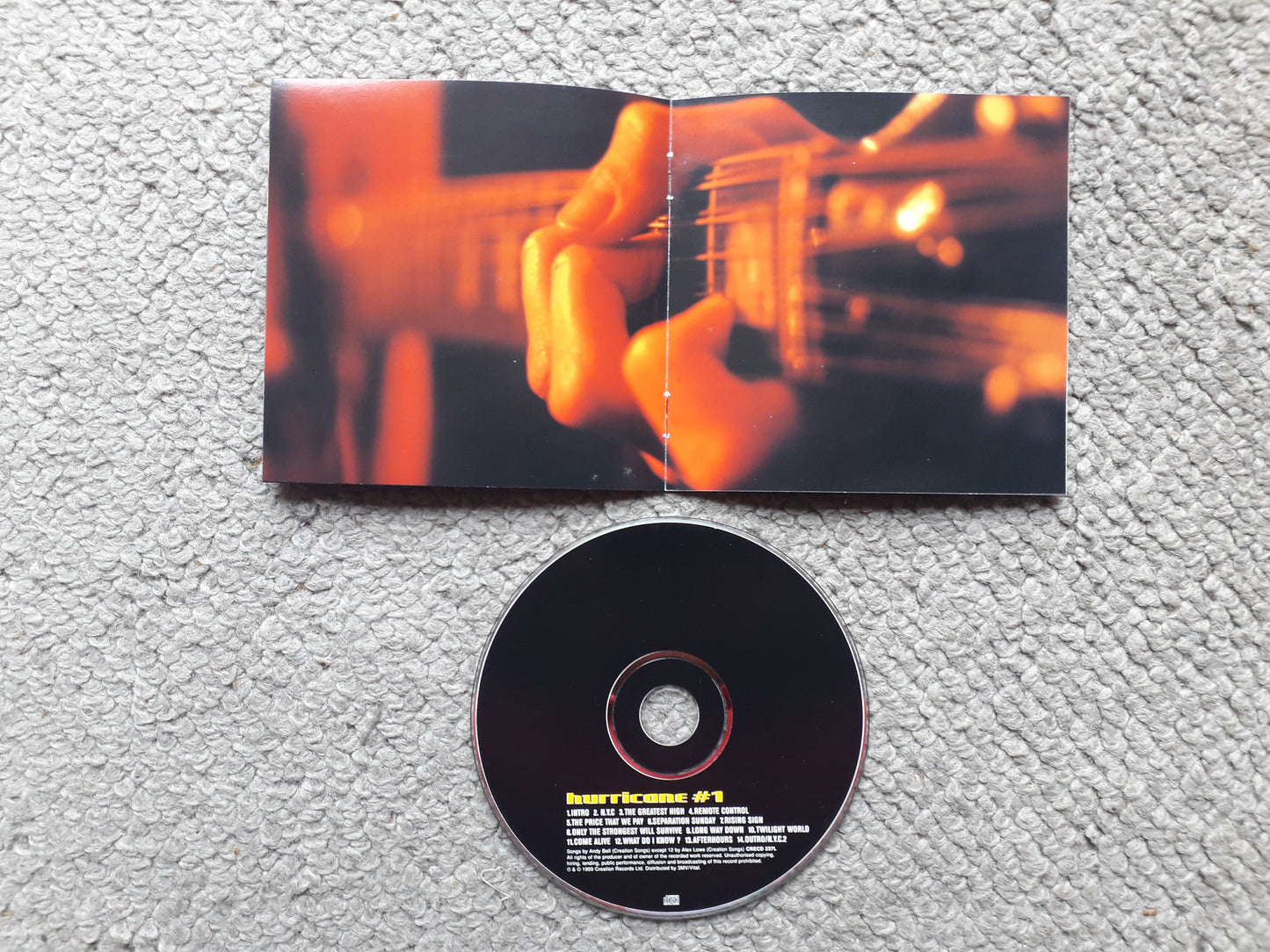 Hurricane #1–Only The Strongest Will Survive CD Limited slipcase/postcards (CRECD 237L)