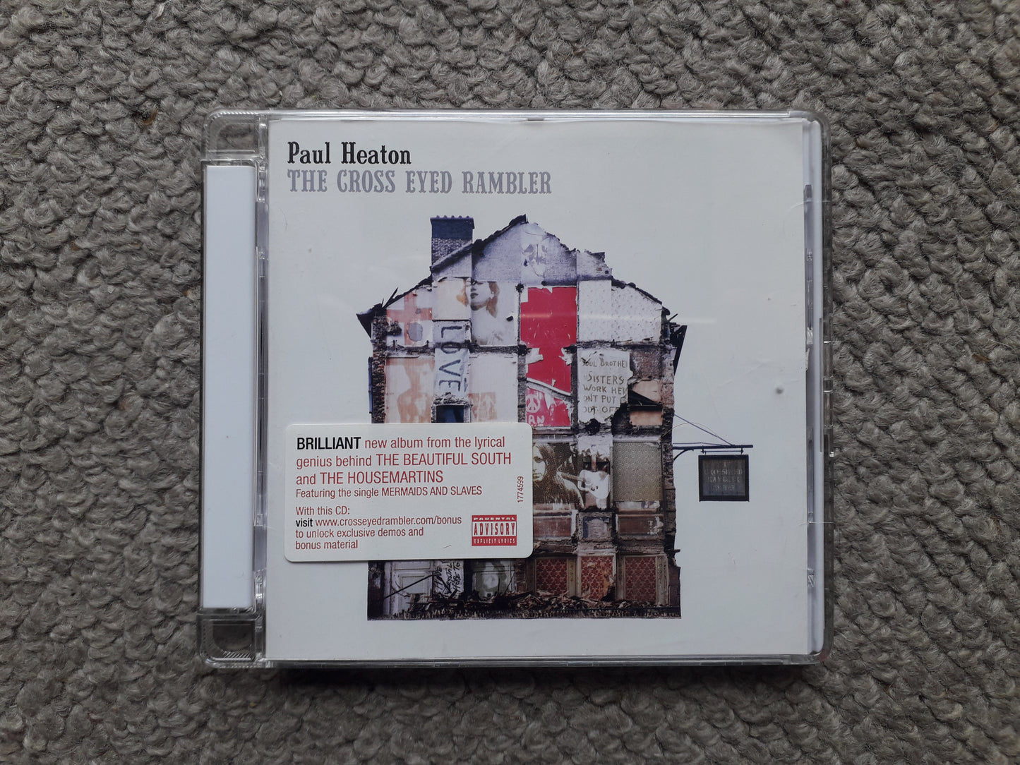 Paul Heaton-The Cross Eyed Rambler CD (1774599)