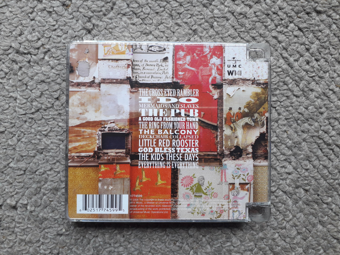 Paul Heaton-The Cross Eyed Rambler CD (1774599)