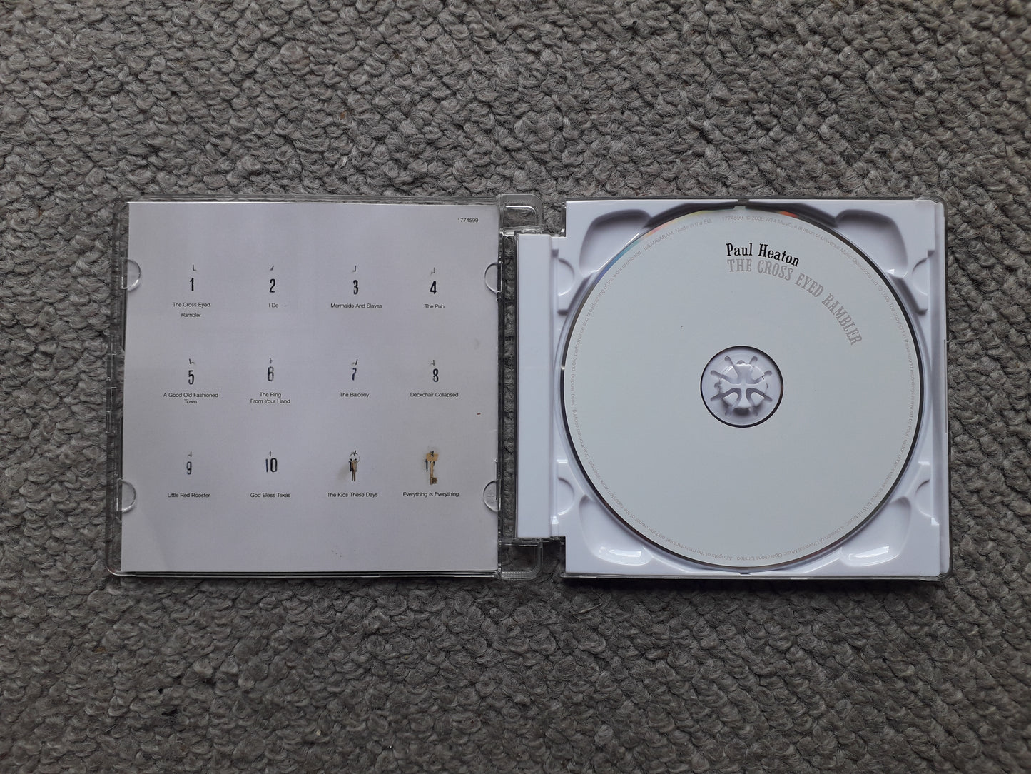 Paul Heaton-The Cross Eyed Rambler CD (1774599)