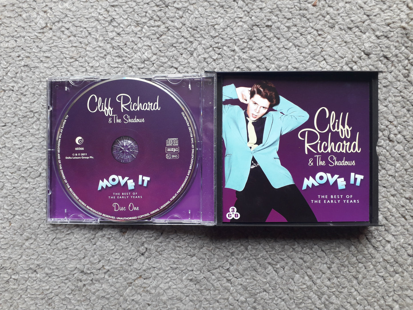 Cliff Richard & The Shadows – Move It The Best Of The Early Years 3 CD Box Set (60366)