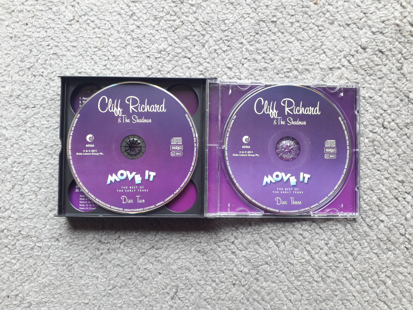 Cliff Richard & The Shadows – Move It The Best Of The Early Years 3 CD Box Set (60366)