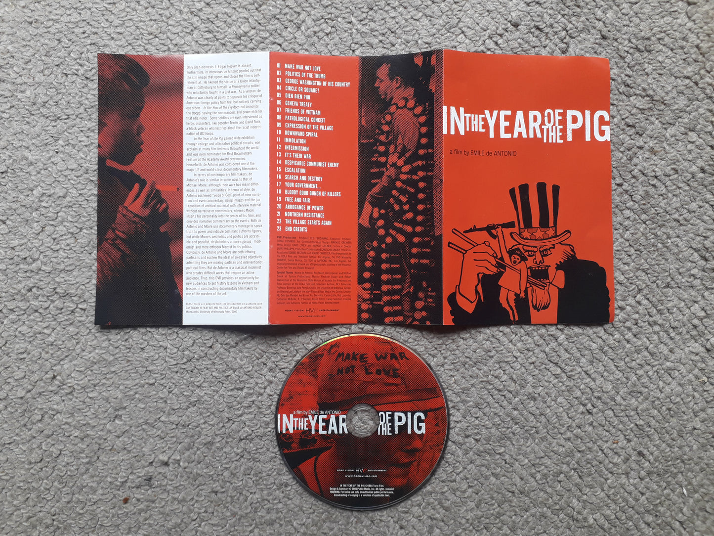 In The Year Of The Pig A Film By Emile De Antonio DVD (YEA 020) Region 1 Encoding/USA Import