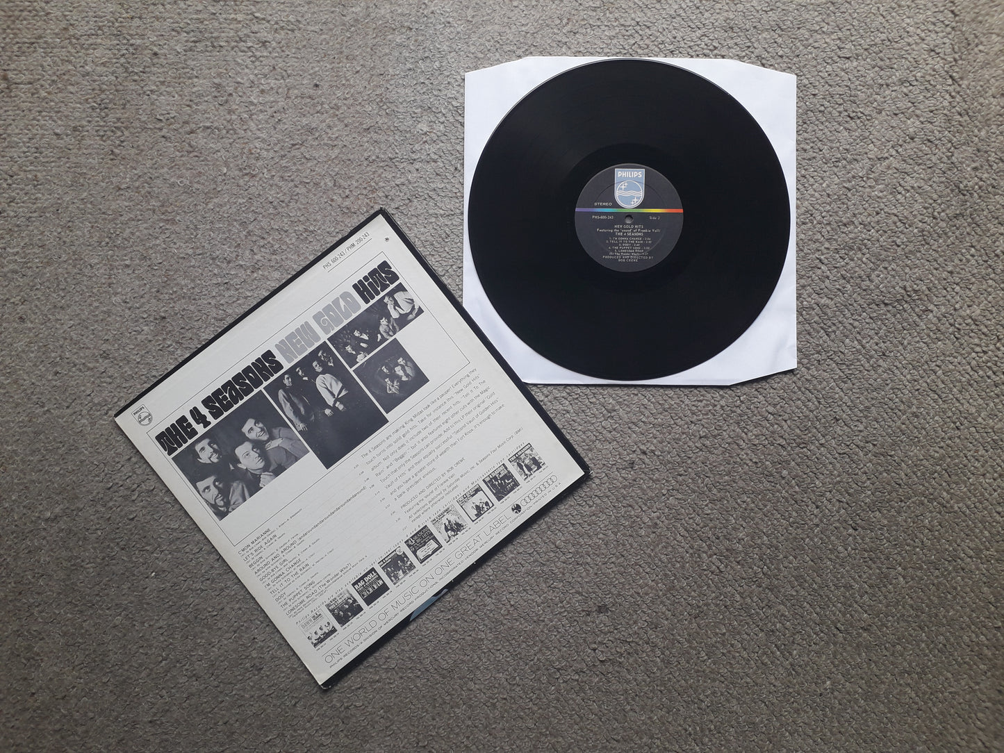 Four Seasons-New Gold Hits LP (PHS-600-243)