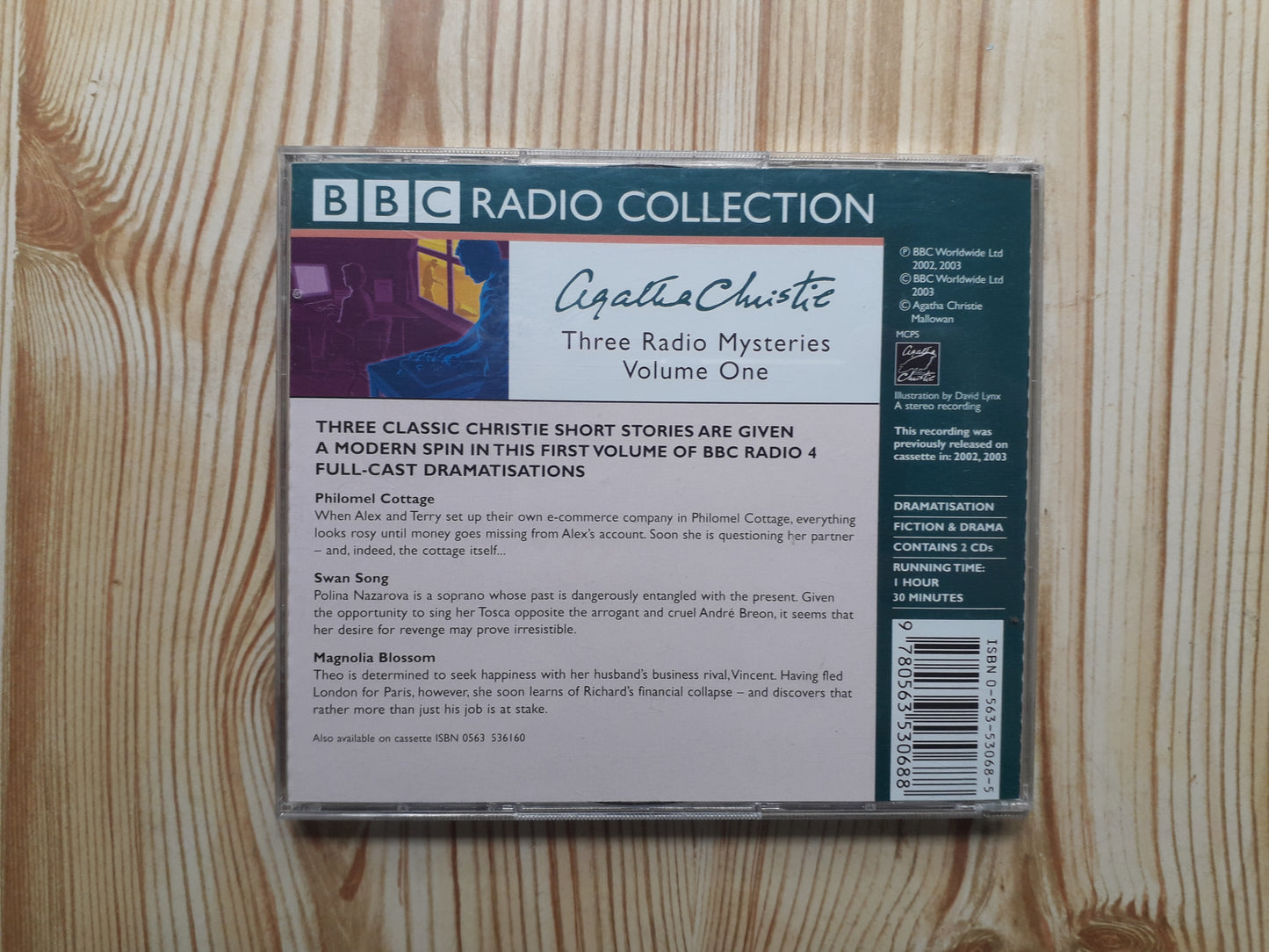Agatha Christie–Three Radio Mysteries Volume One Dbl CD (BBC – 9780563530688)