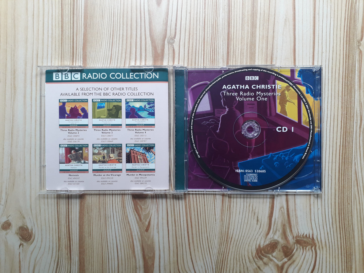 Agatha Christie–Three Radio Mysteries Volume One Dbl CD (BBC – 9780563530688)