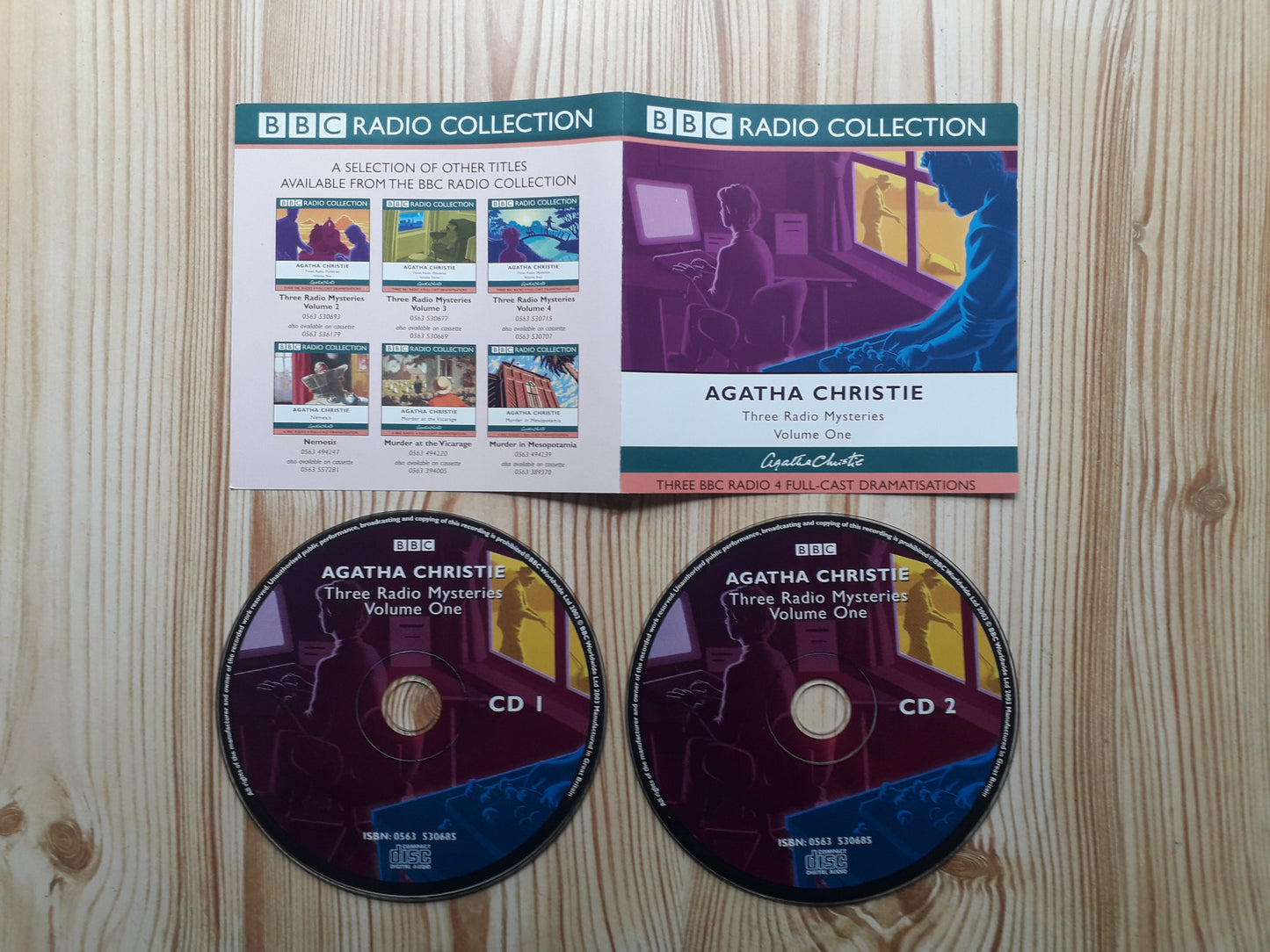 Agatha Christie–Three Radio Mysteries Volume One Dbl CD (BBC – 9780563530688)