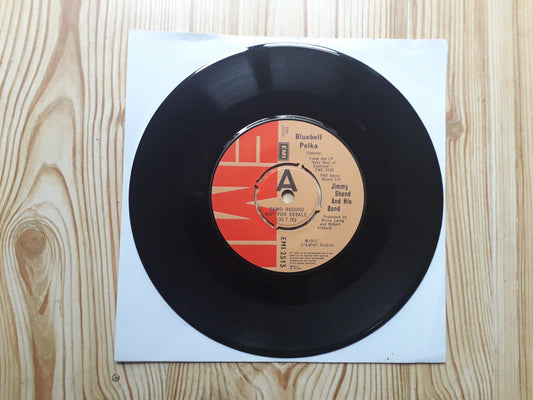 Jimmy Shand And His Band–Bluebell Polka 7" Promo (EMI 2513)
