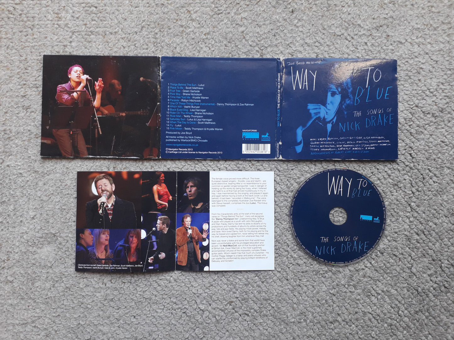 Various–Way To Blue (The Songs Of Nick Drake) CD