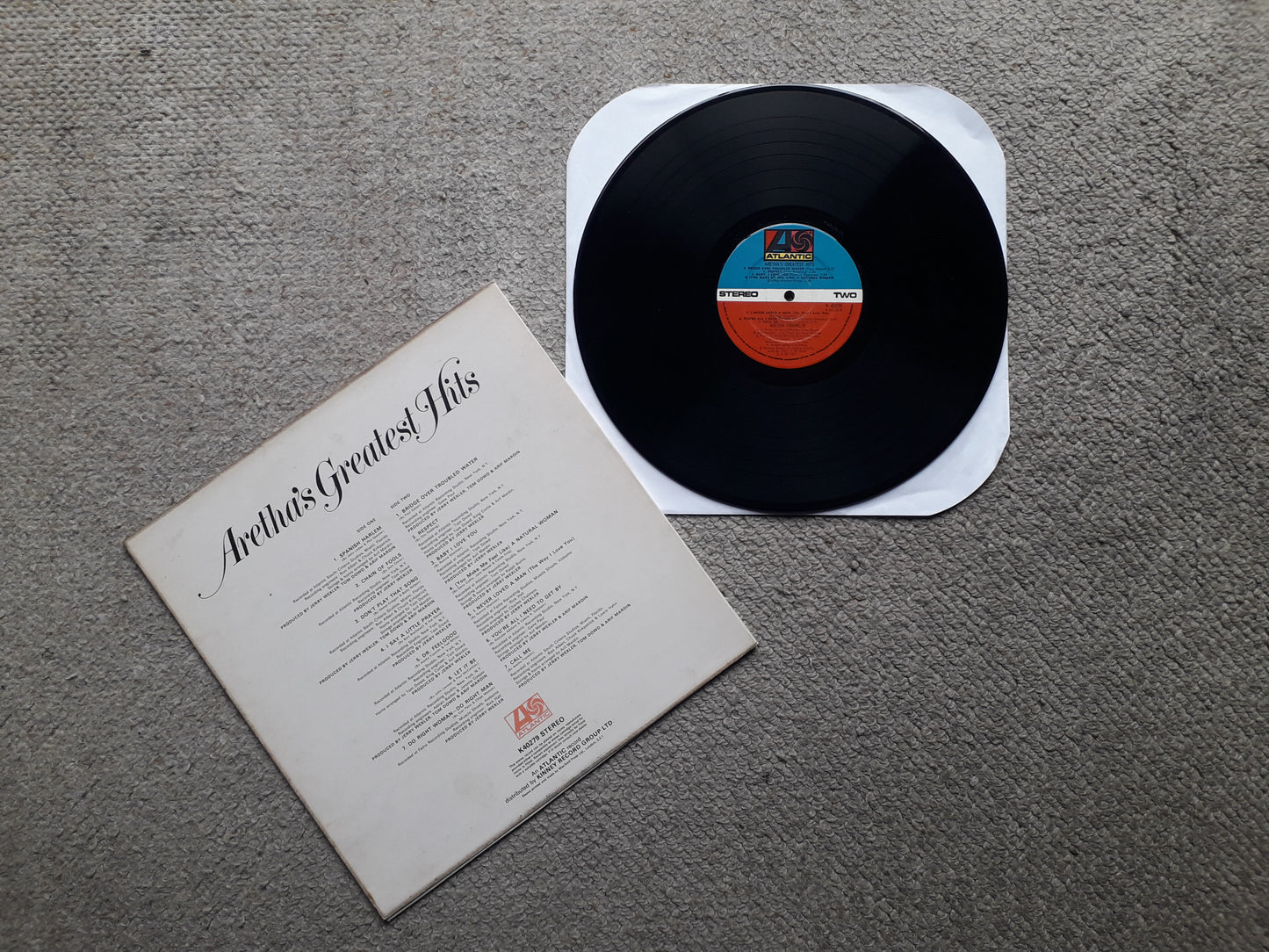 Aretha Franklin-Aretha's Greatest Hits LP (K40279)