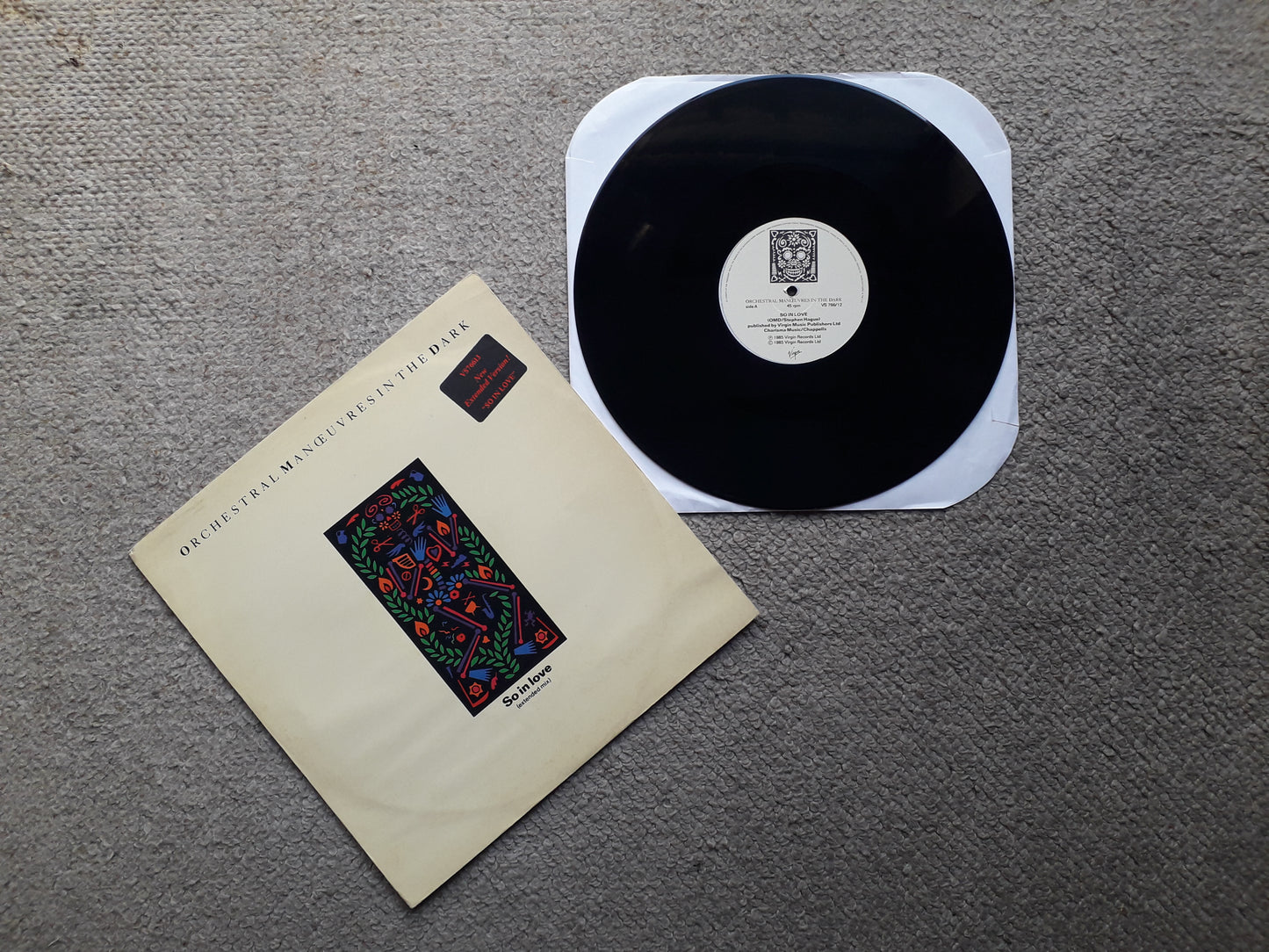 Orchestral Manœuvres In The Dark–So In Love 12" (VS766/13)
