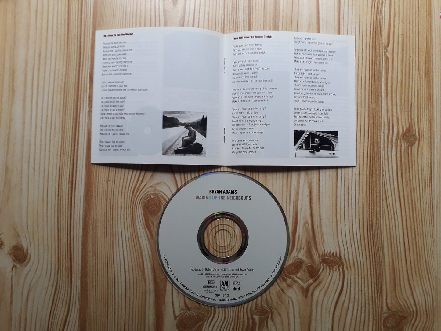 Bryan Adams-Waking Up The Neighbours CD (397 164-2)