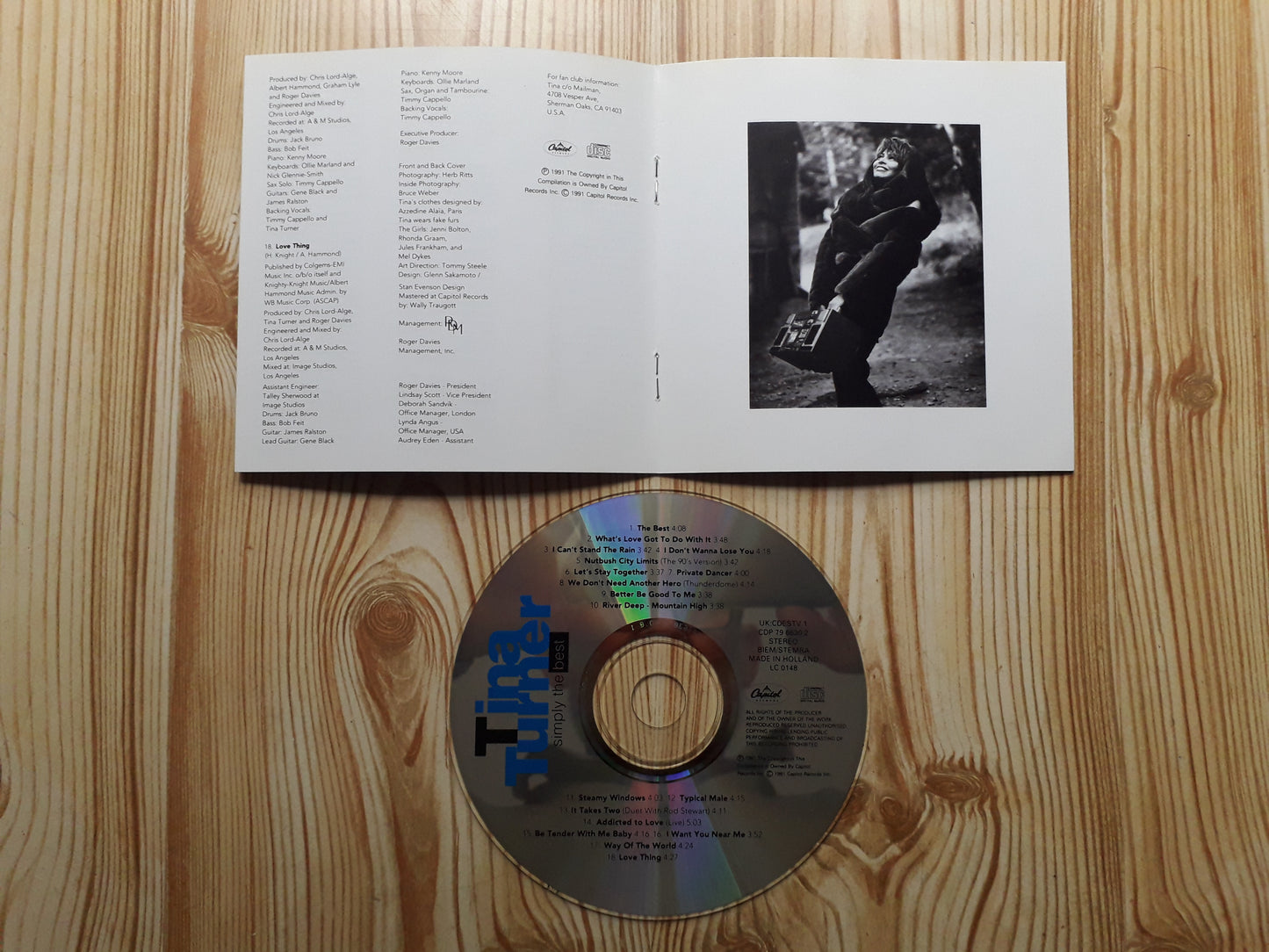 Tina Turner-Simply The Best CD (CDP 79 6630 2)