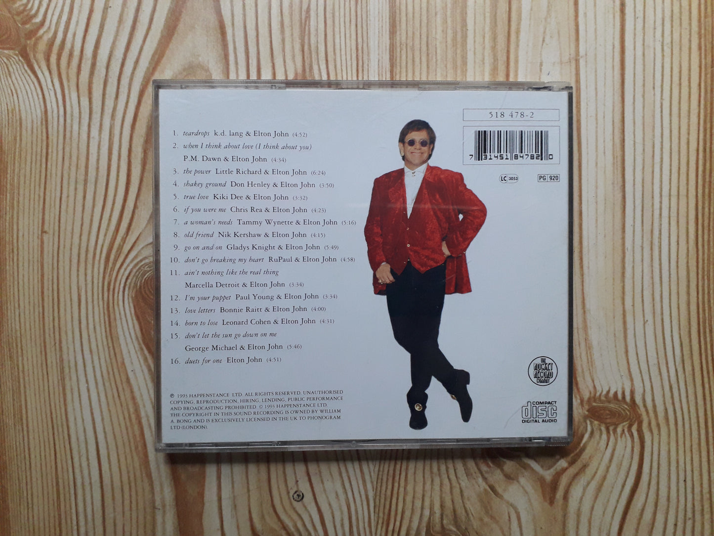 Elton John-Duets CD (518 478-2)