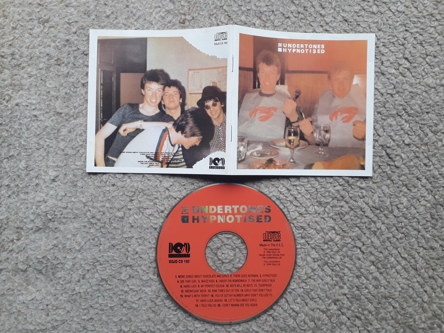 Undertones-Hypnotised CD (DOJO CD 192)