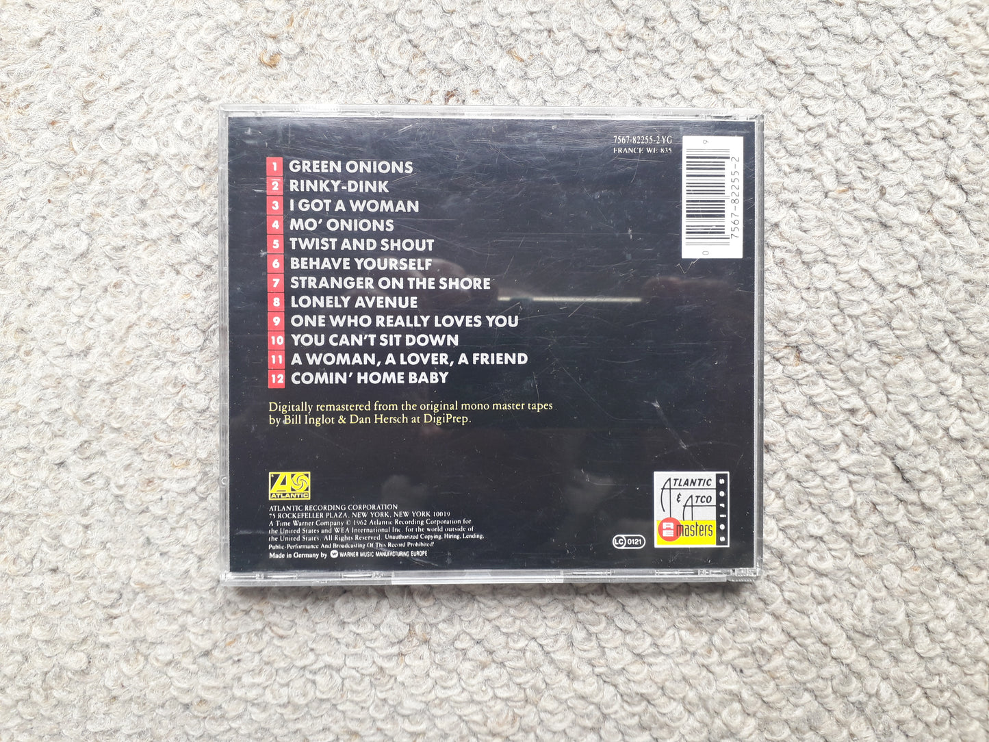 Booker T. & The M.G.s-Green Onions CD (7567-82255-2)