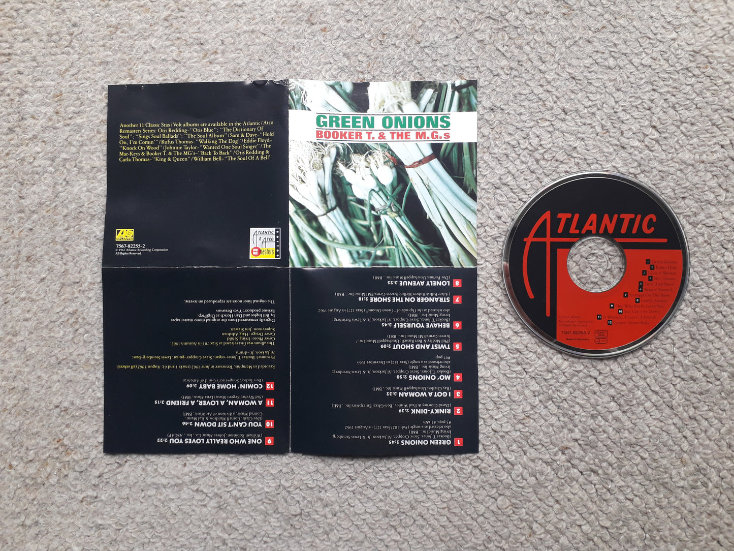 Booker T. & The M.G.s-Green Onions CD (7567-82255-2)