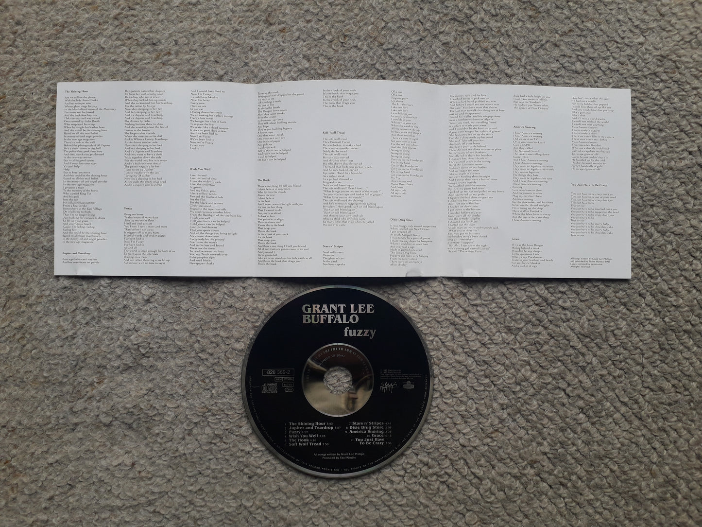 Grant Lee Buffalo-Fuzzy CD (828 389-2)