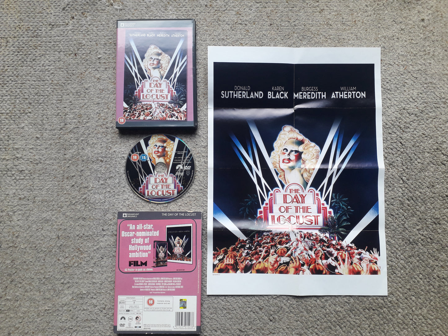 The Day Of The Locust DVD + Limited Cinema Poster