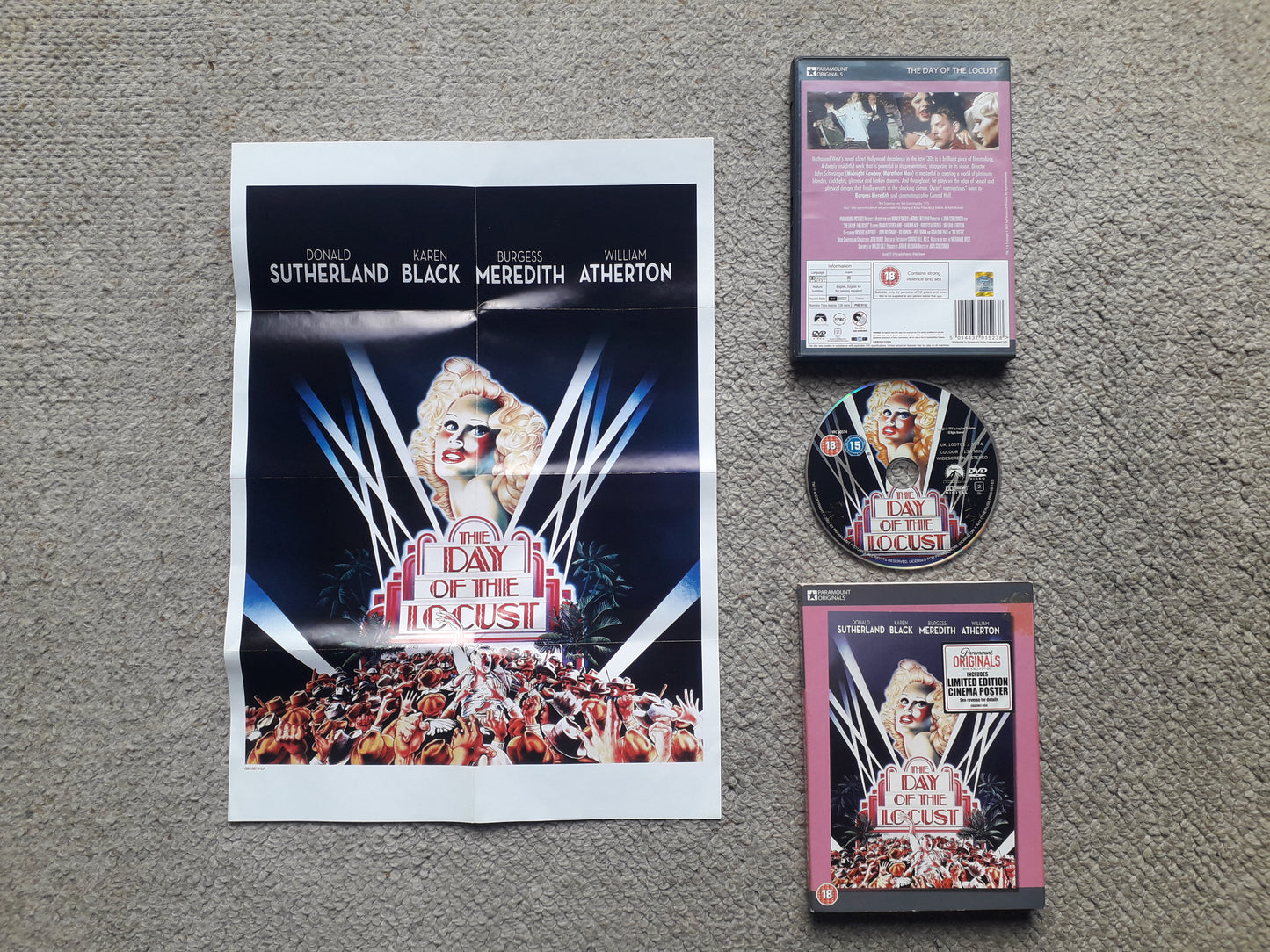 The Day Of The Locust DVD + Limited Cinema Poster