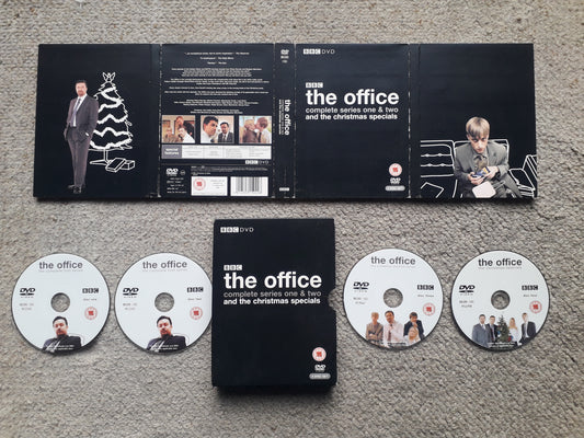 The Office Complete Series 1 & 2 and The Christmas Specials Four DVD Set