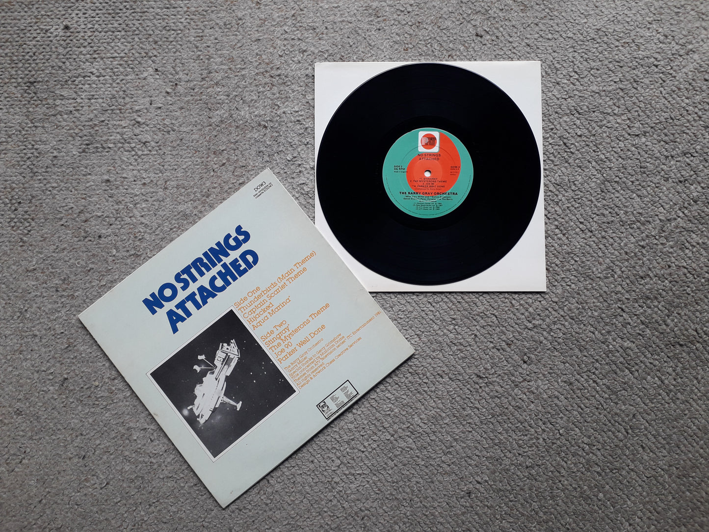 The Barry Gray Orchestra‎–No Strings Attached 10" LP (DOW3)