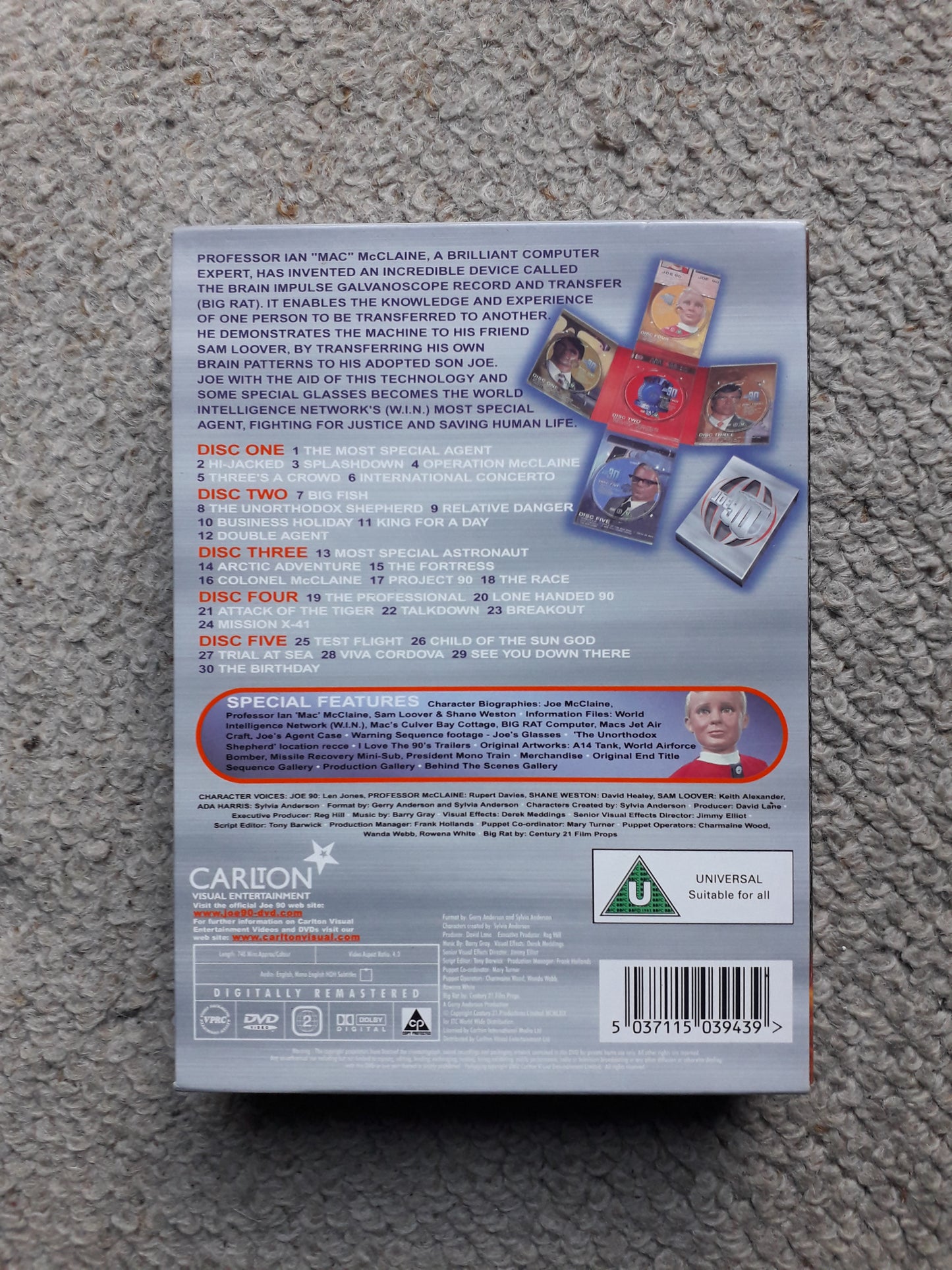 Joe 90 Collector's Edition Five DVD Box Set