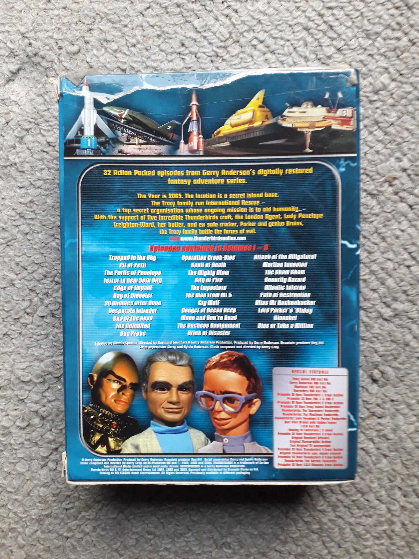 Thunderbirds The Complete Series Nine DVD Box Set