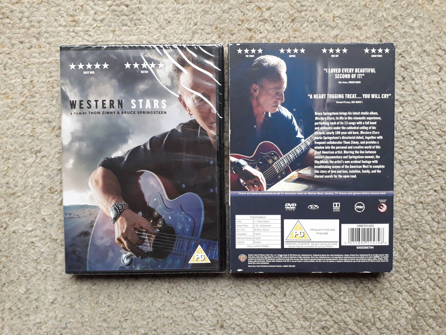 Bruce Springsteen–Western Stars (A Film By Thom Zimny & Bruce Springsteen) DVD New/Unopened(1000751323)