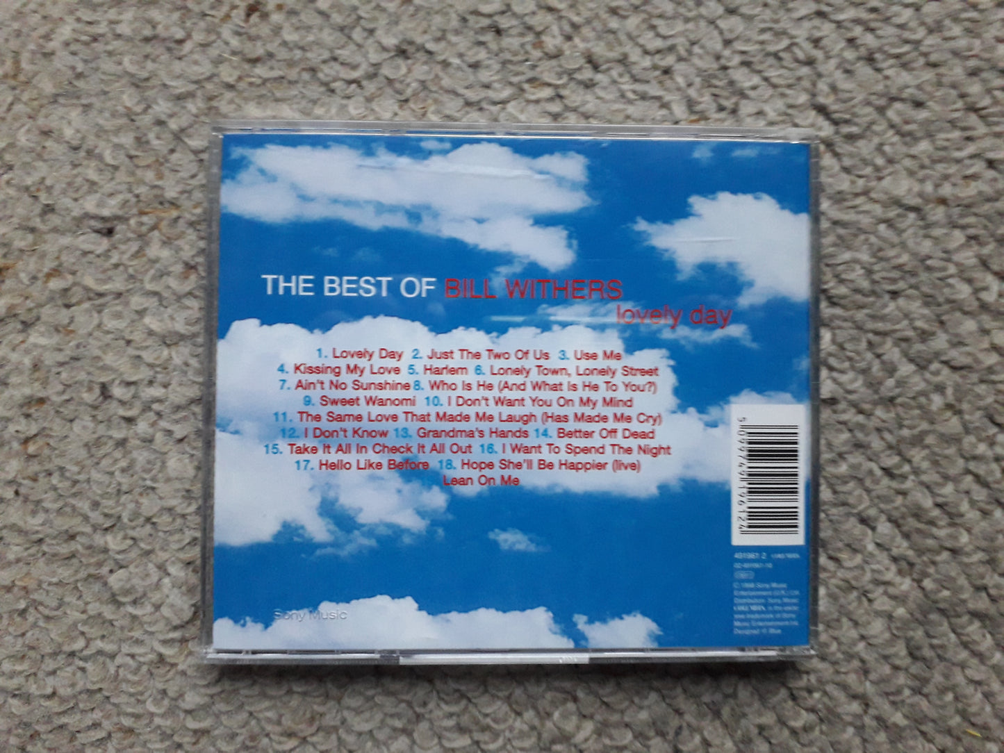 Bill Withers–The Best Of Bill Withers: Lovely Day CD (491961 2)