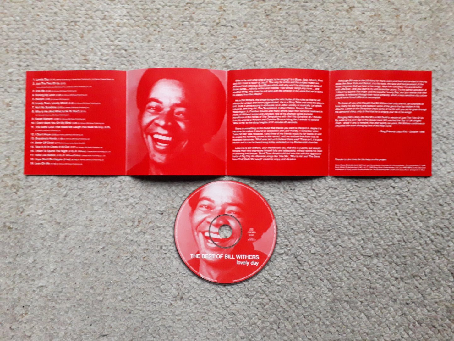 Bill Withers–The Best Of Bill Withers: Lovely Day CD (491961 2)