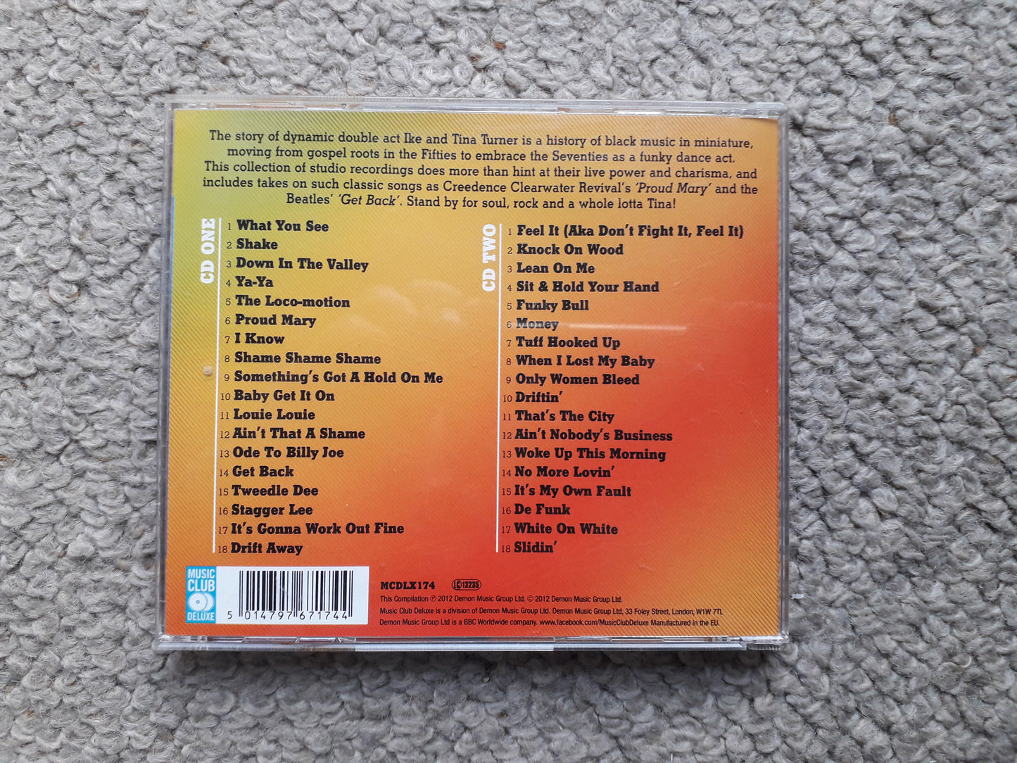 Ike & Tina Turner-The Hits Collection Double CD (MCDLX174)