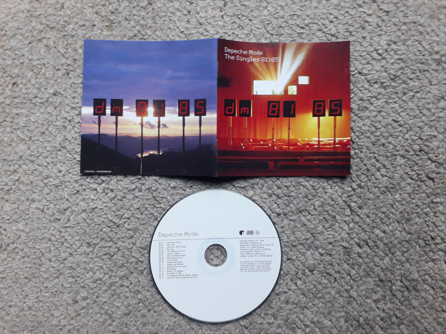 Depeche Mode-The Singles 81-85 CD (LCDMUTEL1)