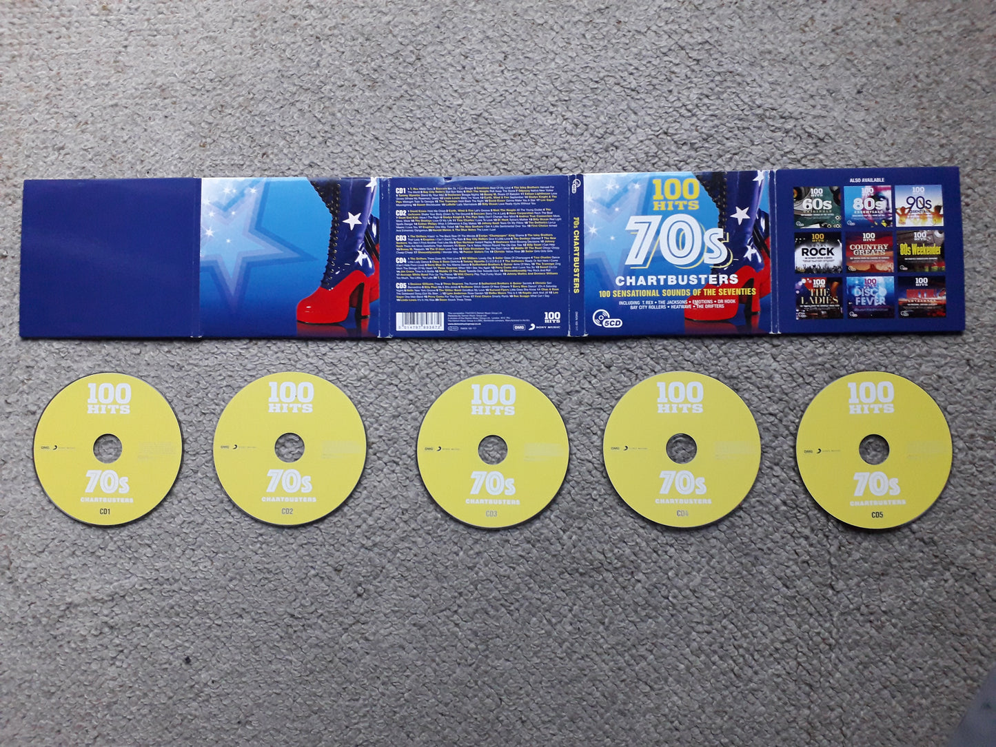 Various-100 Hits 70s Chartbusters 5CD Set (DMGN 100 117)