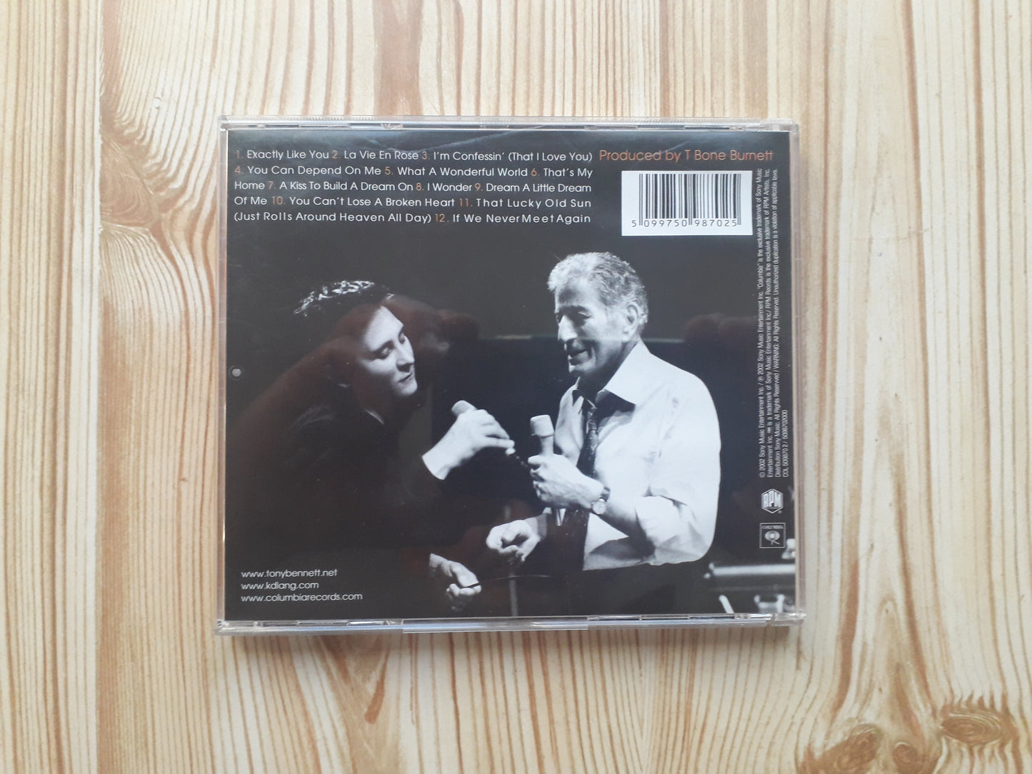 Tony Bennett & k.d. lang–A Wonderful World CD (509870 2)