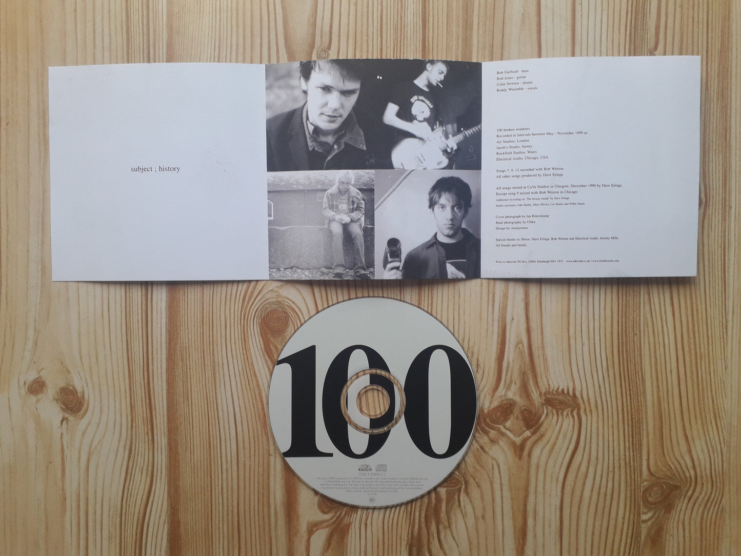Idlewild-100 Broken Windows CD (724352543922)
