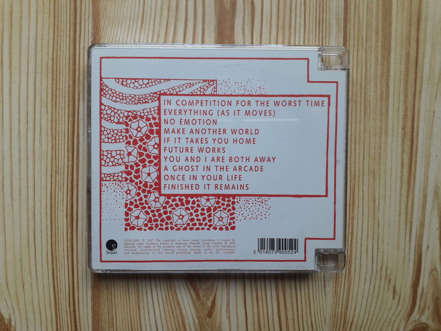 Idlewild-Make Another World CD (SEQCD005)