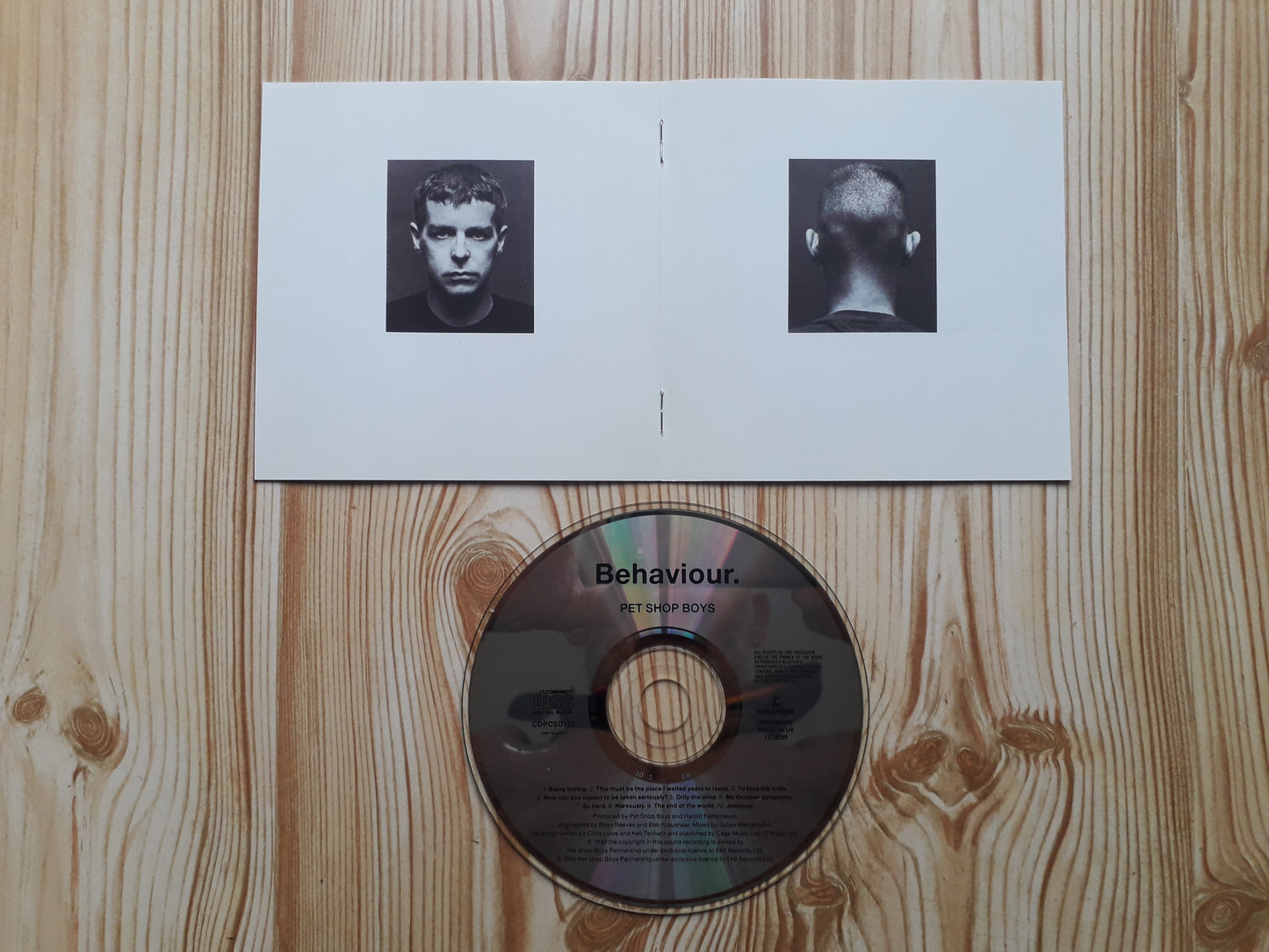 Pet Shop Boys-Behaviour CD (CDPCSD 113)