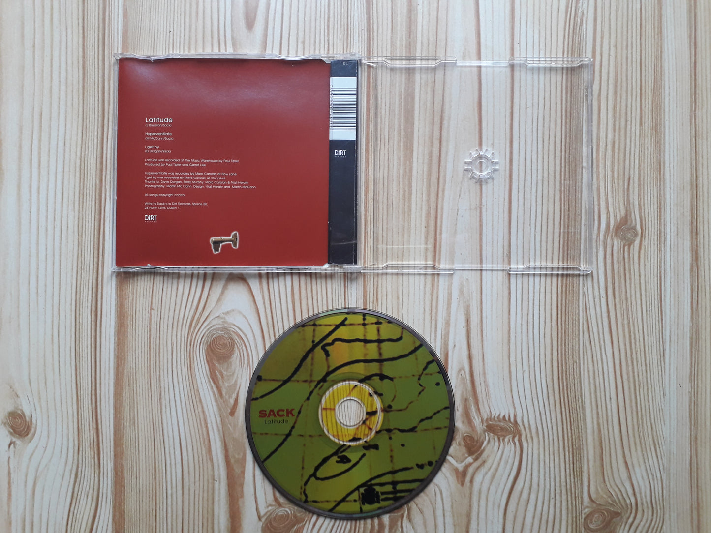 Sack-Lattitude CD EP (Dirty 12 cd)