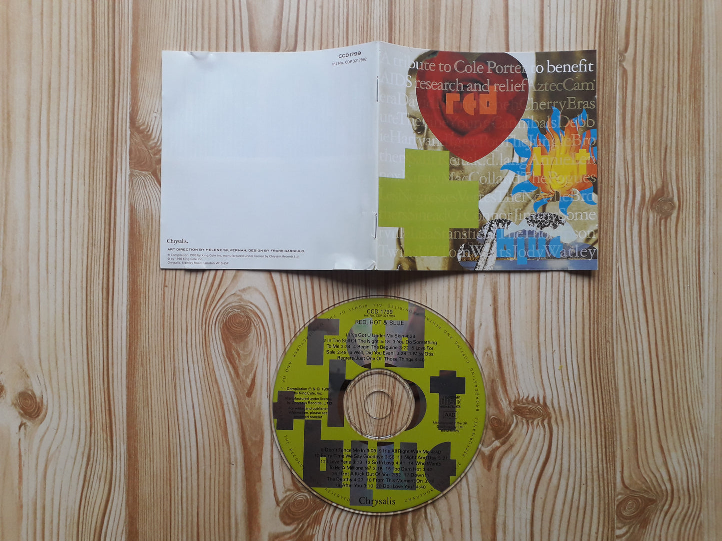 Various-Red, Hot & Blue CD (CCD 1799)