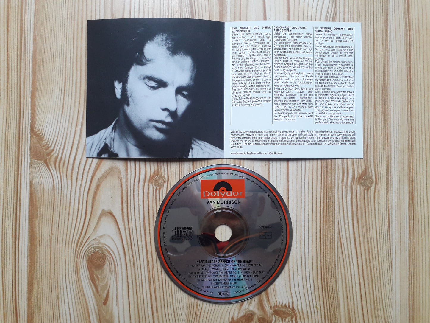 Van Morrison-Inarticulate Speech Of The Heart CD (839 604-2)