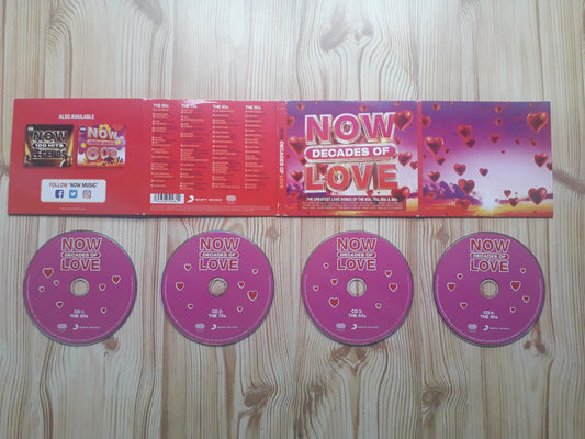 Various–Now Decades of Love 4 X CD ( CDNNNOW104)