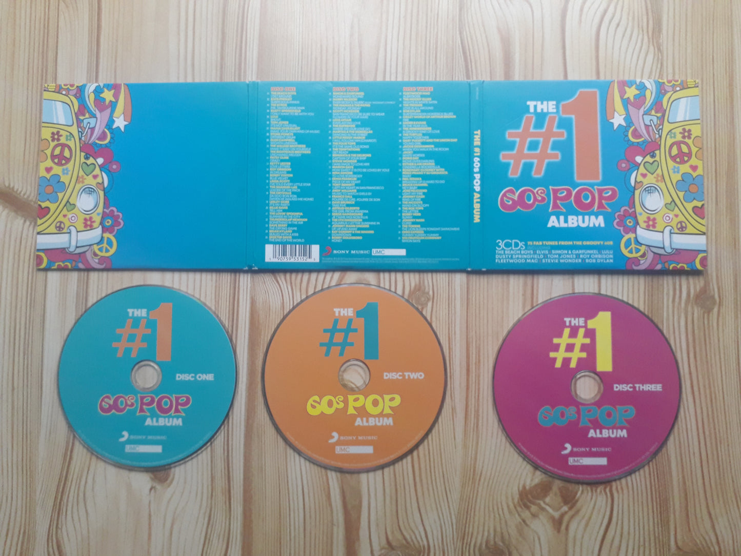 Various–The #1 60s Pop Album 3 X CD (19075953152)